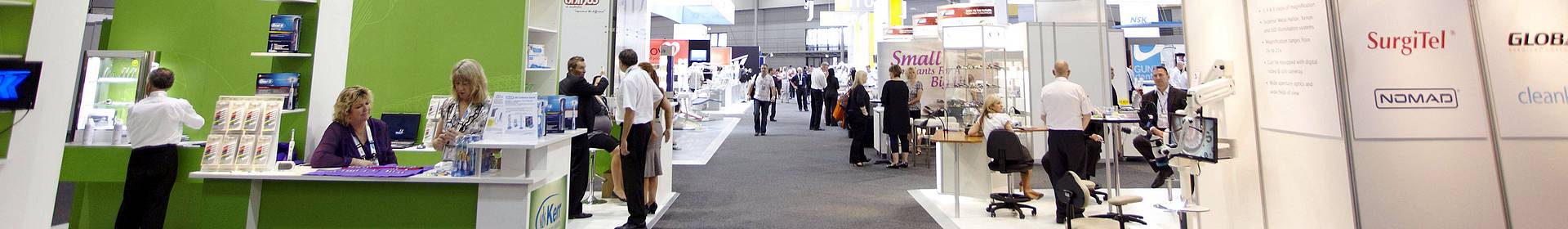 Stands at business exhibition